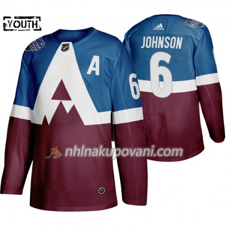 Colorado Avalanche Dresy Erik Johnson 6 Adidas 2020 Stadium Series Authentic - Dětské